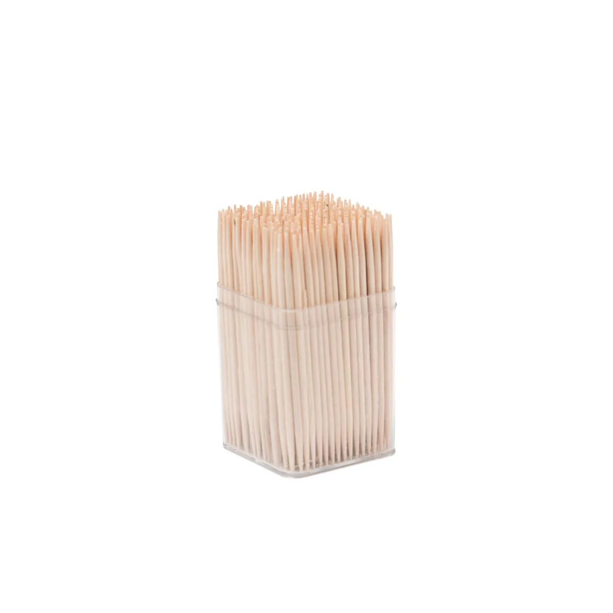 Lot de 2 tonnelets de 300 cure-dents en bois avec couvercle Fackelmann Wood Edition - Image 5
