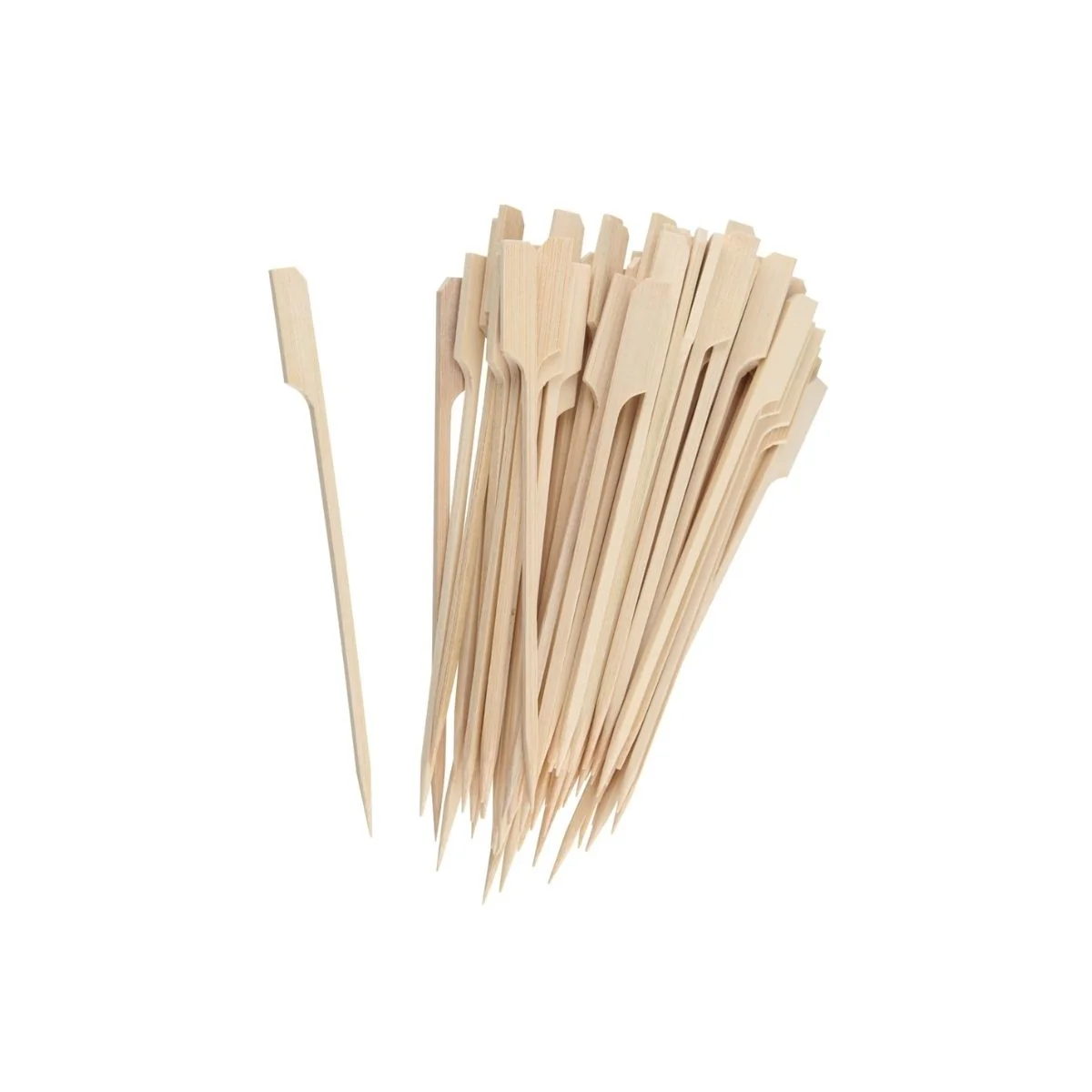 Lot de 50 piques à brochettes 15 cm en bambou FSC Fackelmann Basic - Image 6