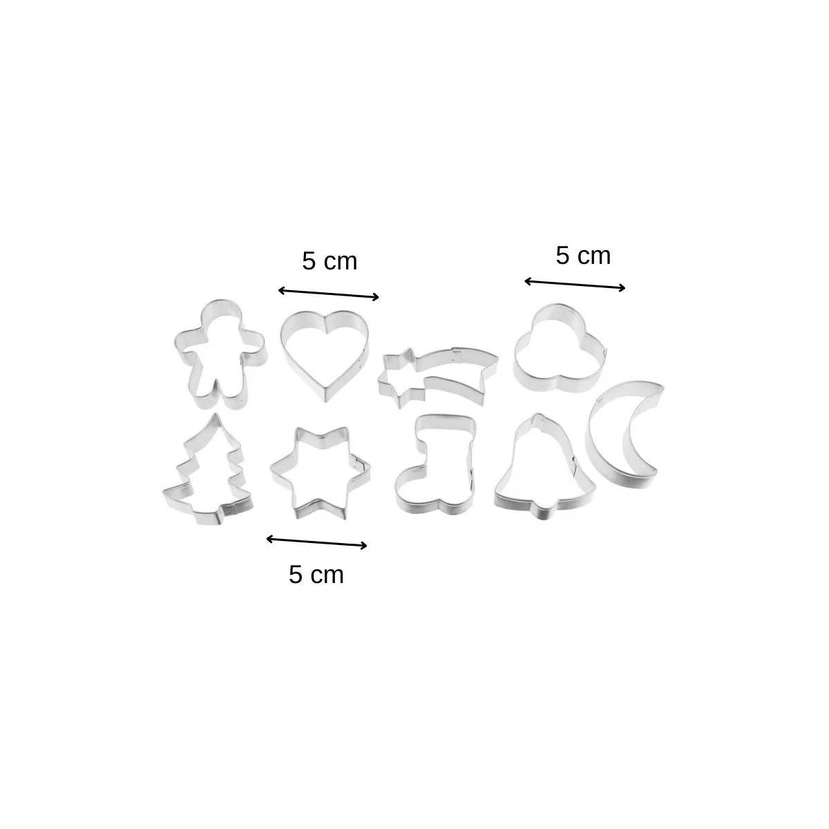 Lot de 9 emporte-pièces de Noël sur cintre Zenker Emporte-pièces - Image 3