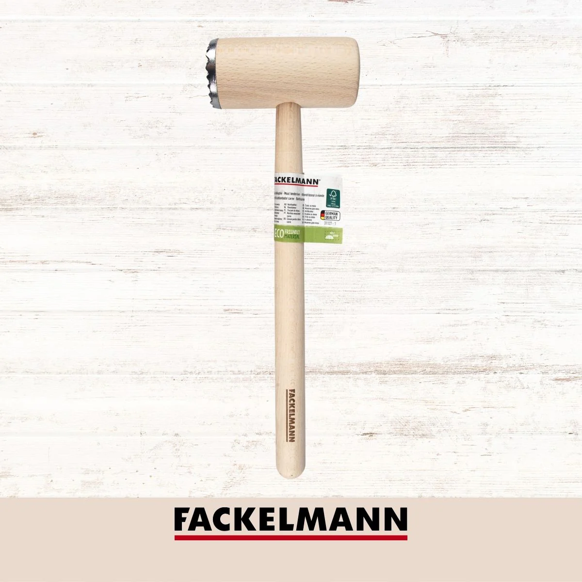 Attendrisseur de viande en bois FSC Fackelmann Nature - Image 5