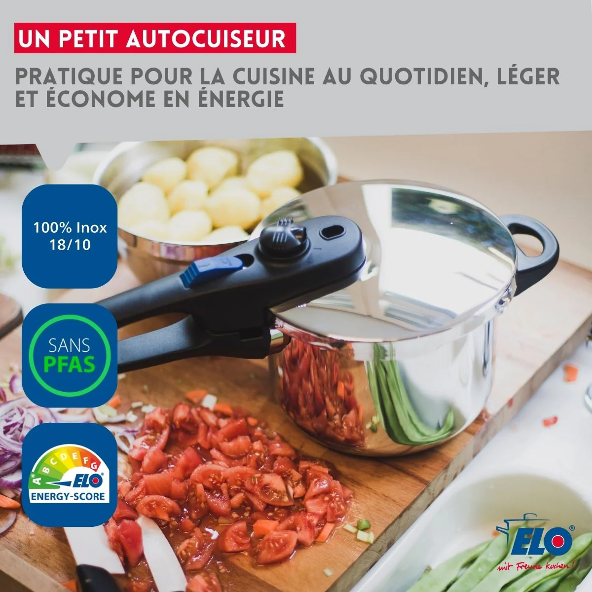 Autocuiseur 18 cm d'une capacité de 2,7 litres Elo Praktika - Image 5