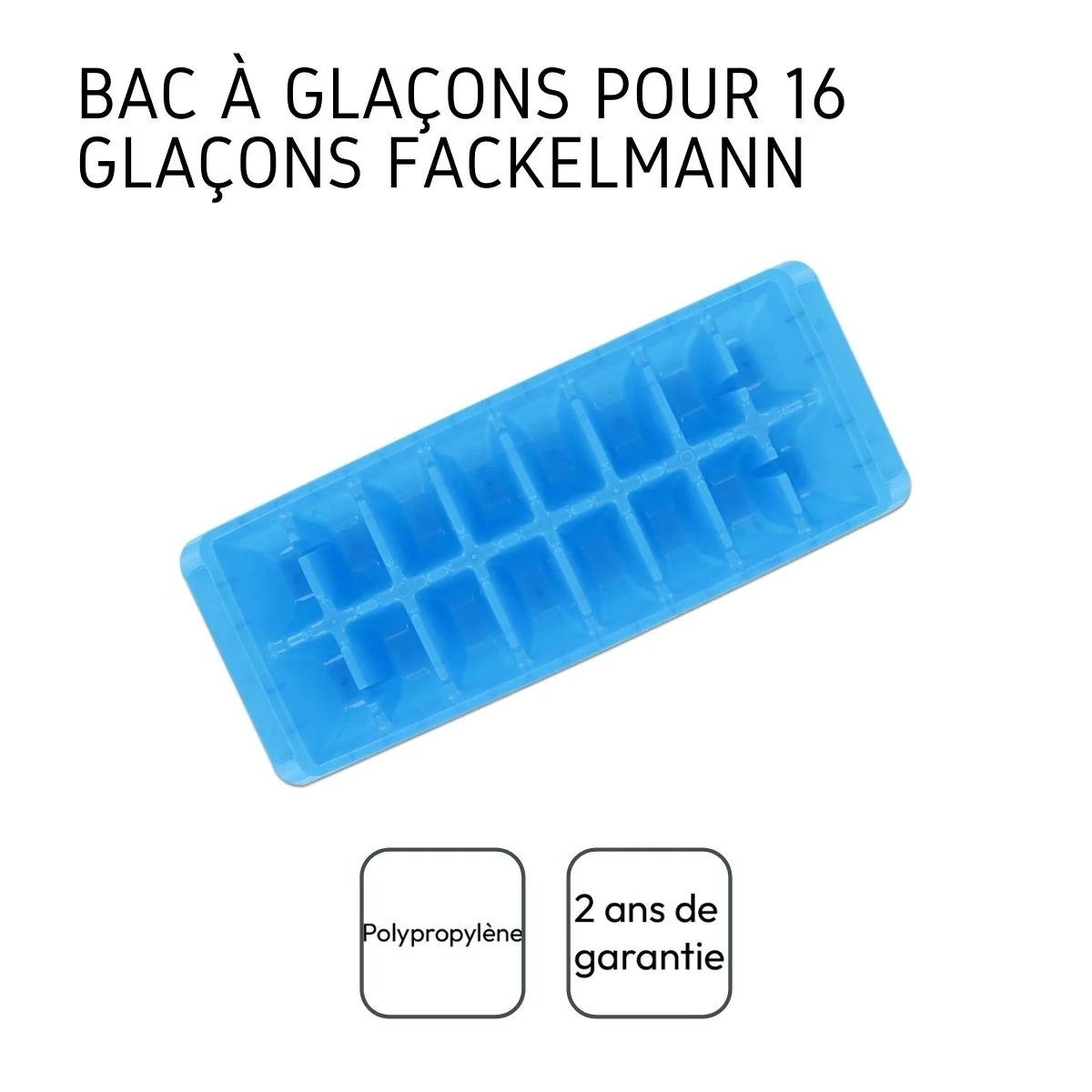 Bac à glaçons bleu capacité 16 glaçons Fackelmann Bar Concept - Image 4