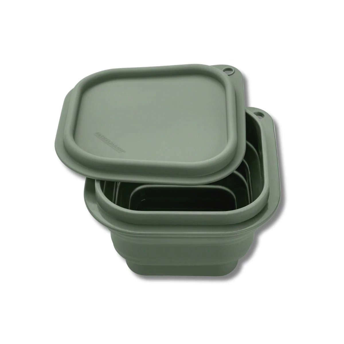 Boite à Snacks Pliable en Silicone Vert Fackelmann Storage