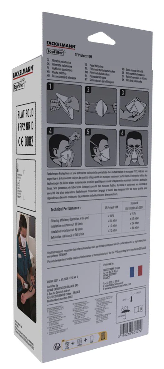 Boite de 30 Masques  FFP2 NR D  TF Protect Masque - Image 3