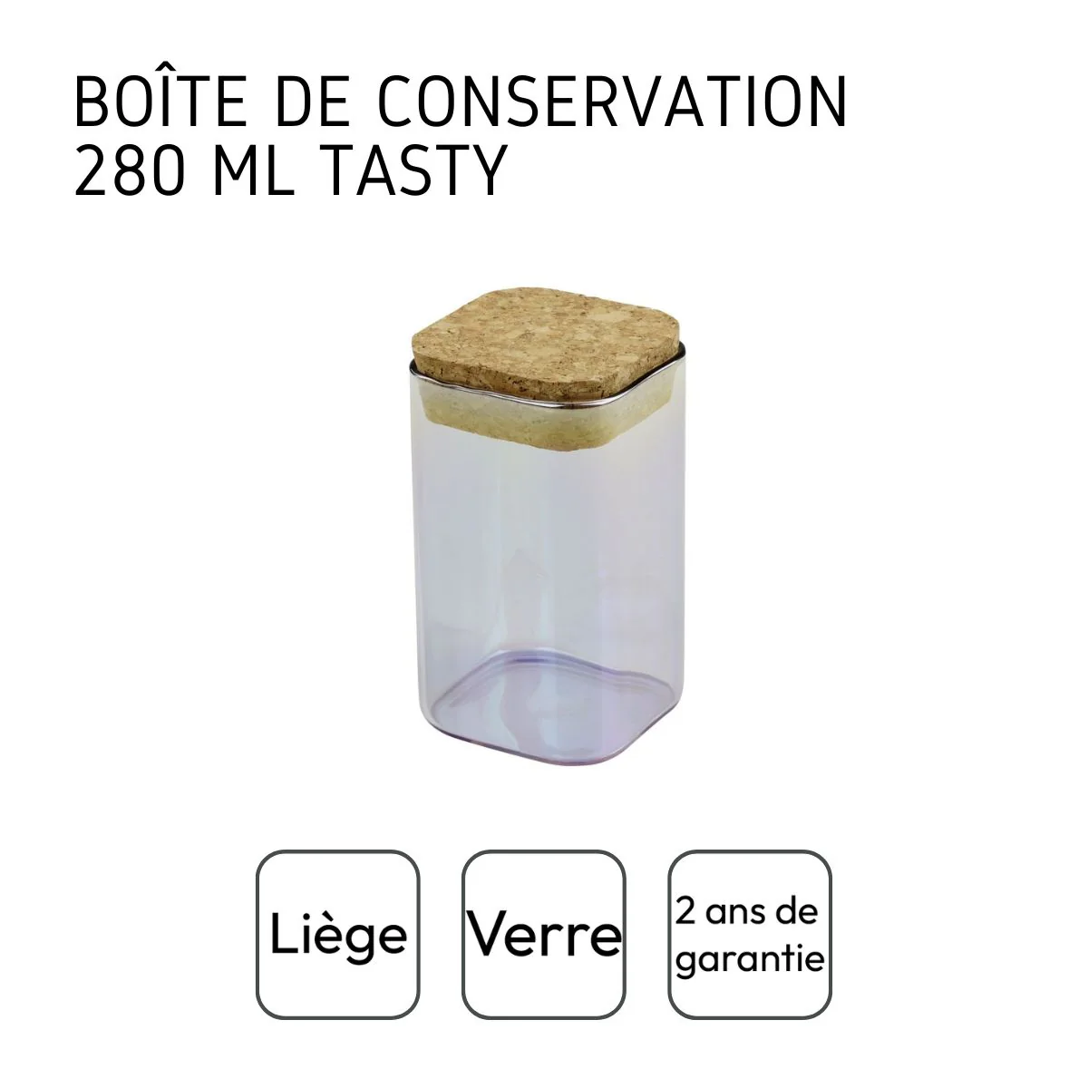Boîte de conservation avec couvercle 280 ml Tasty Green - Image 4