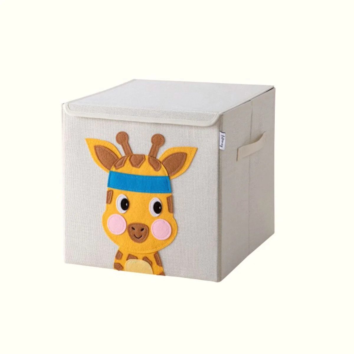 Boîte de rangement en tissu pour enfant "girafe" avec couvercle, compatible Ikea Kallax Lifeney - Image 10