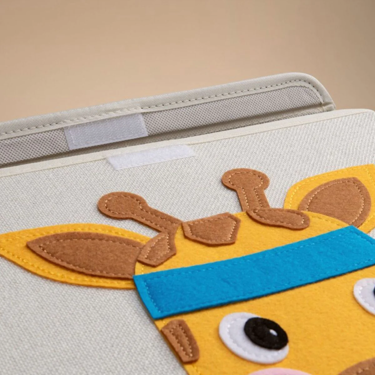 Boîte de rangement en tissu pour enfant "girafe" avec couvercle, compatible Ikea Kallax Lifeney - Image 6