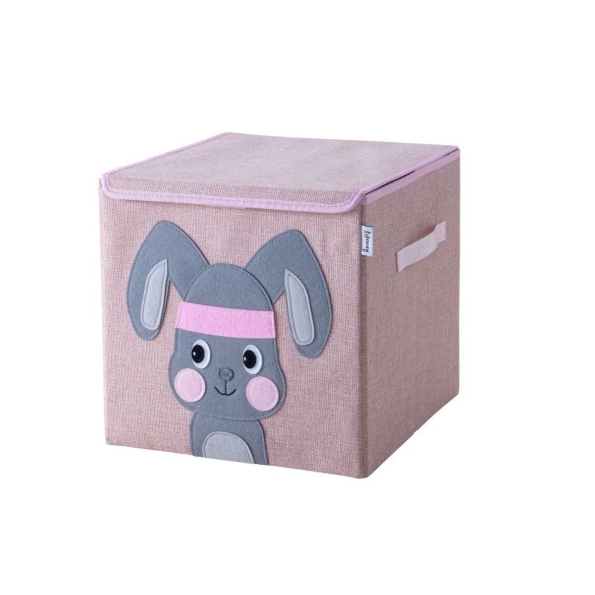 Boîte de rangement en tissu pour enfant "lapin" avec couvercle, compatible Ikea Kallax Lifeney - Image 7