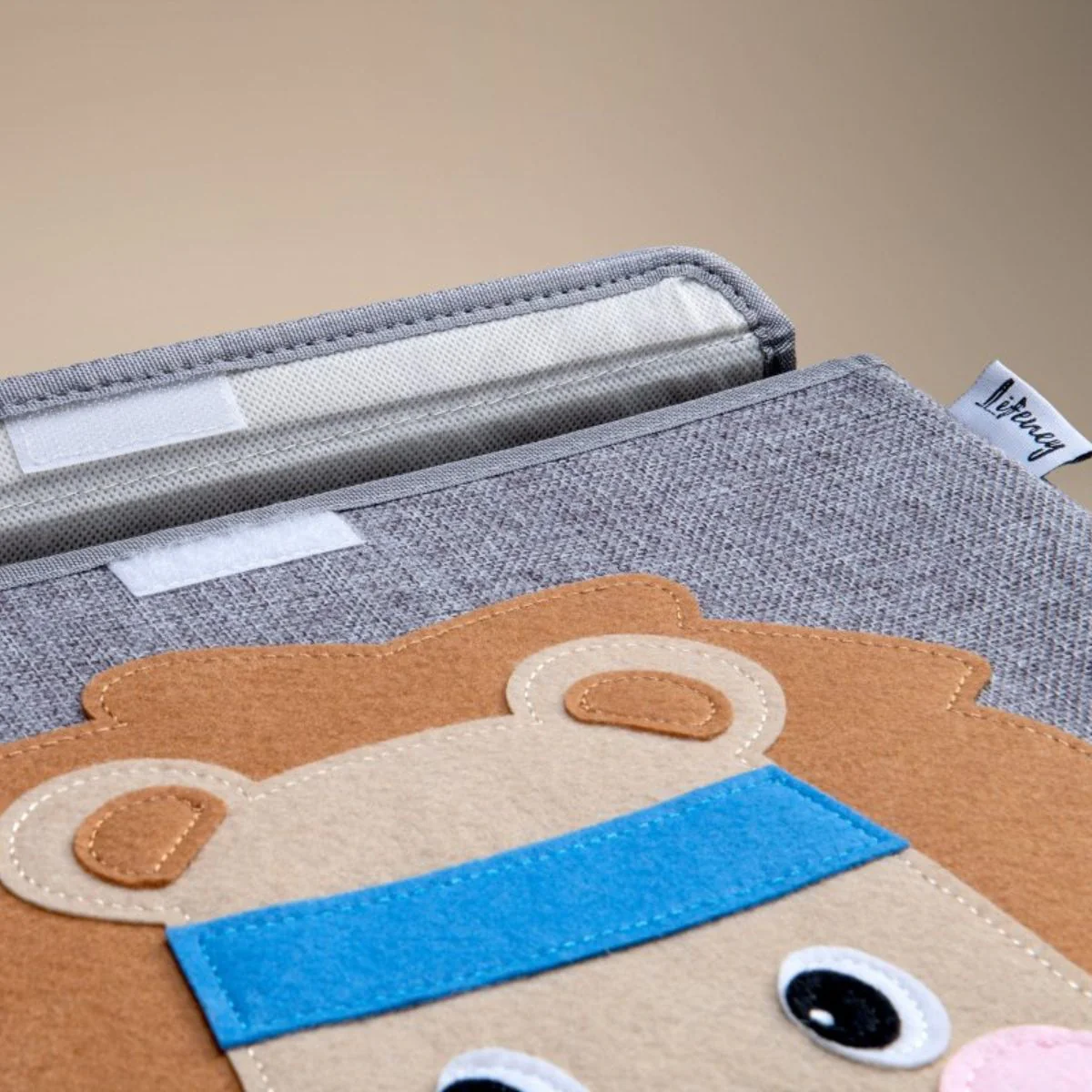 Boîte de rangement en tissu pour enfant "lion" avec couvercle, compatible Ikea Kallax Lifeney - Image 6