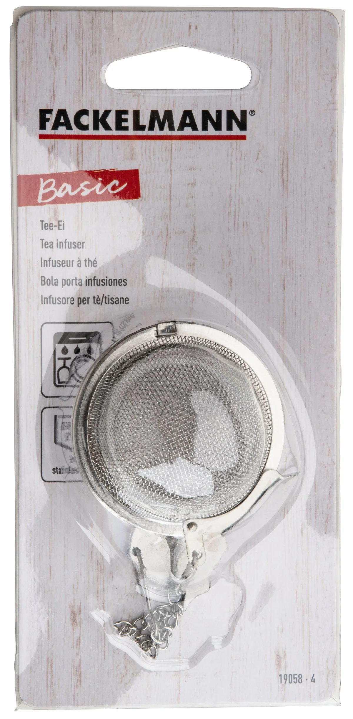 Boule a thé avec chaine en inox Fackelmann Essential - Image 3
