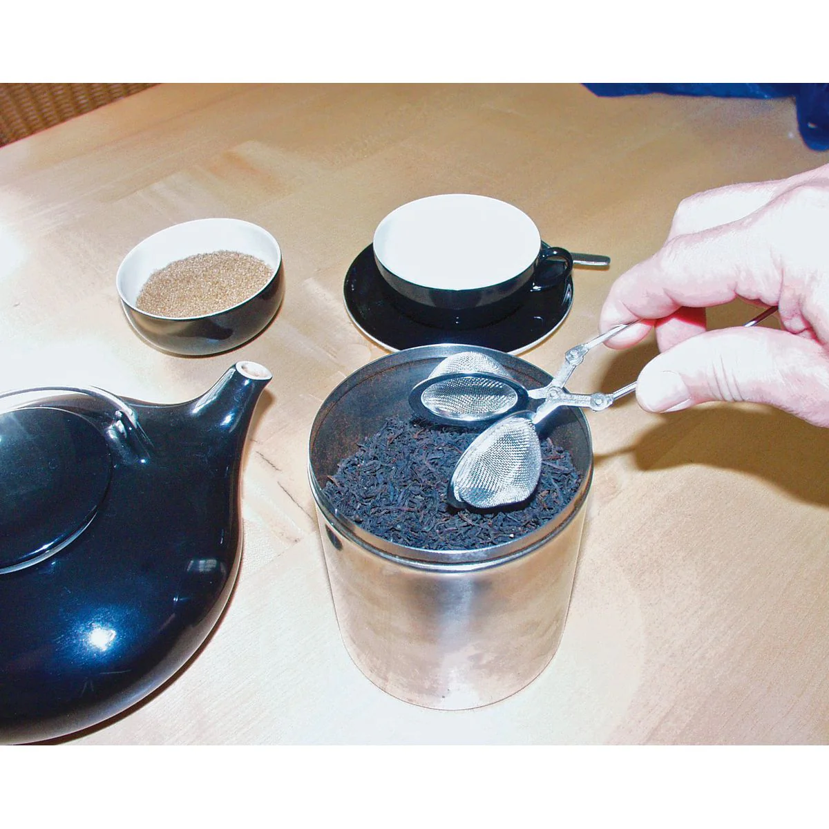 Boule à thé type pince à thé en inox 15 cm Fackelmann - Image 3