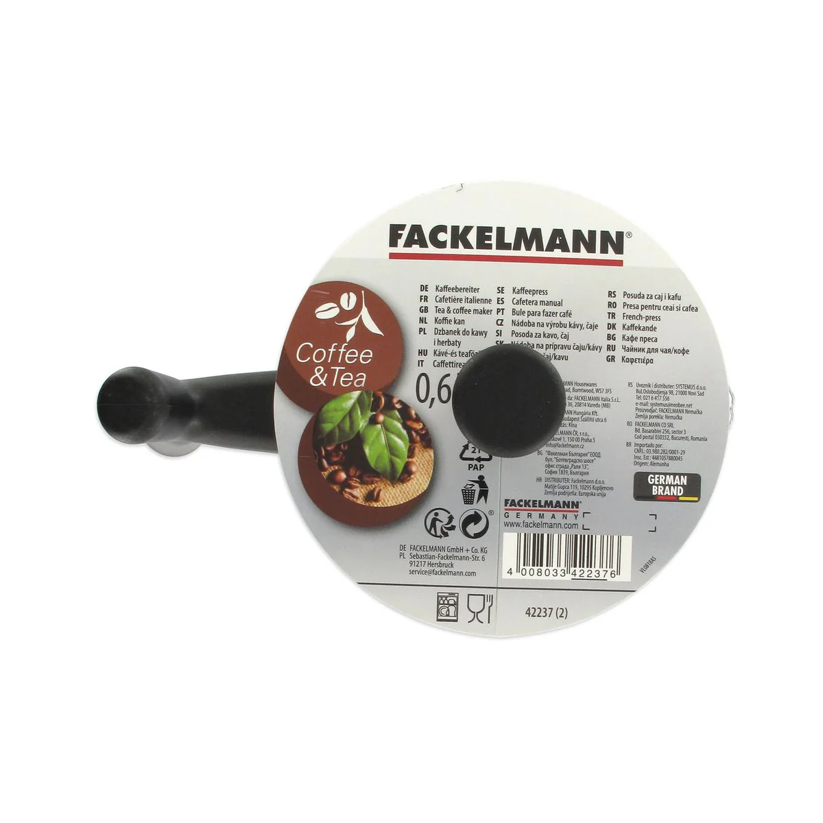 Cafetière à piston 600 ml Fackelmann - Image 5