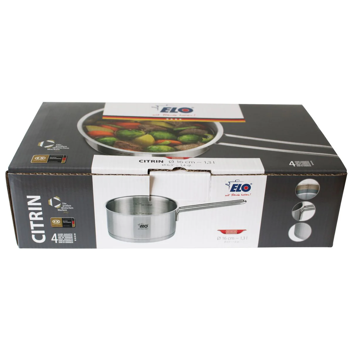 Casserole en inox 16 cm capacité 1,3 litres Elo Citrin - Image 6