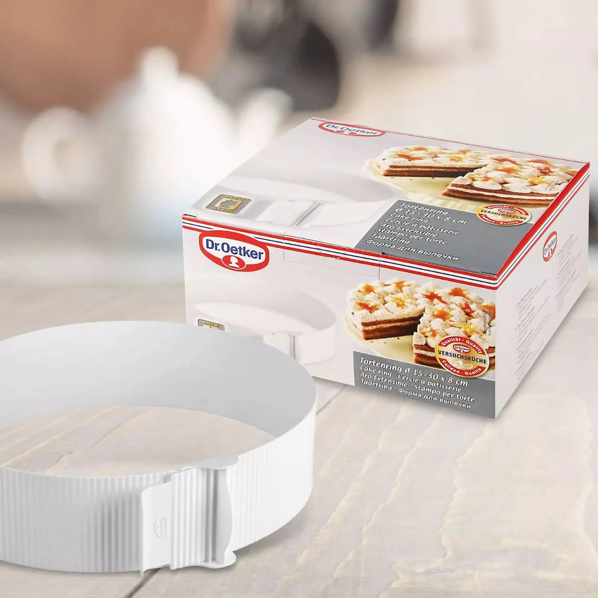 Cercle de pâtisserie en plastique réglable de 15 à 30 cm Dr. Oetker Baker Edition - Image 4