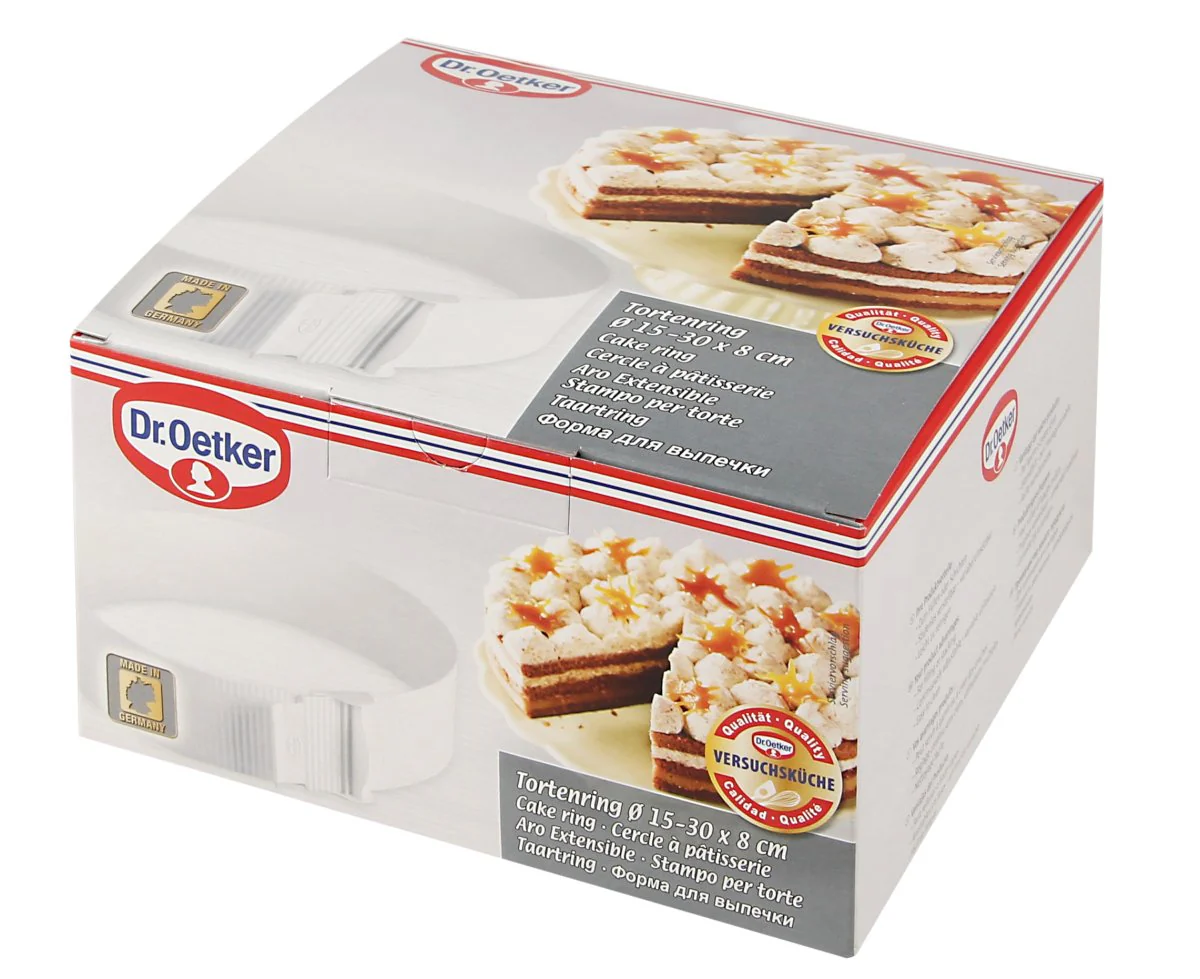 Cercle de pâtisserie en plastique réglable de 15 à 30 cm Dr. Oetker Baker Edition - Image 5