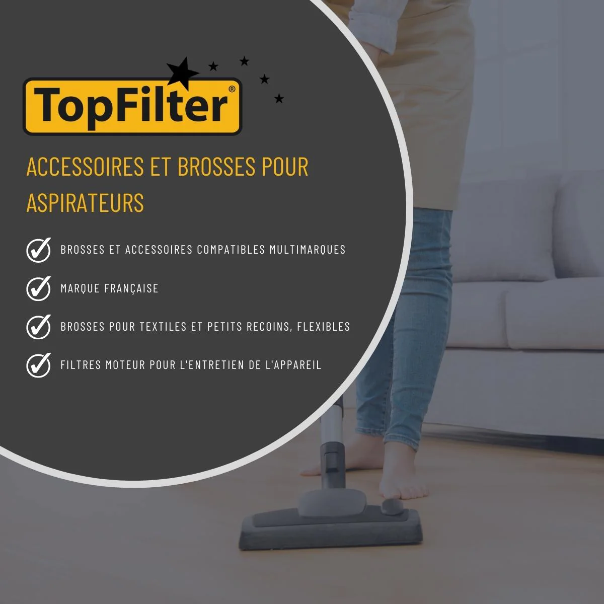 Filtre Hepa pour aspirateur Electrolux Philips et Tornado TopFilter - Image 6