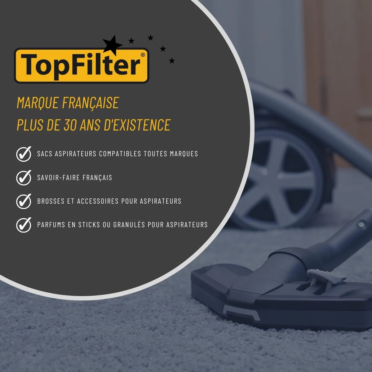 Filtre hepa pour aspirateur Hoover TopFilter - Image 3