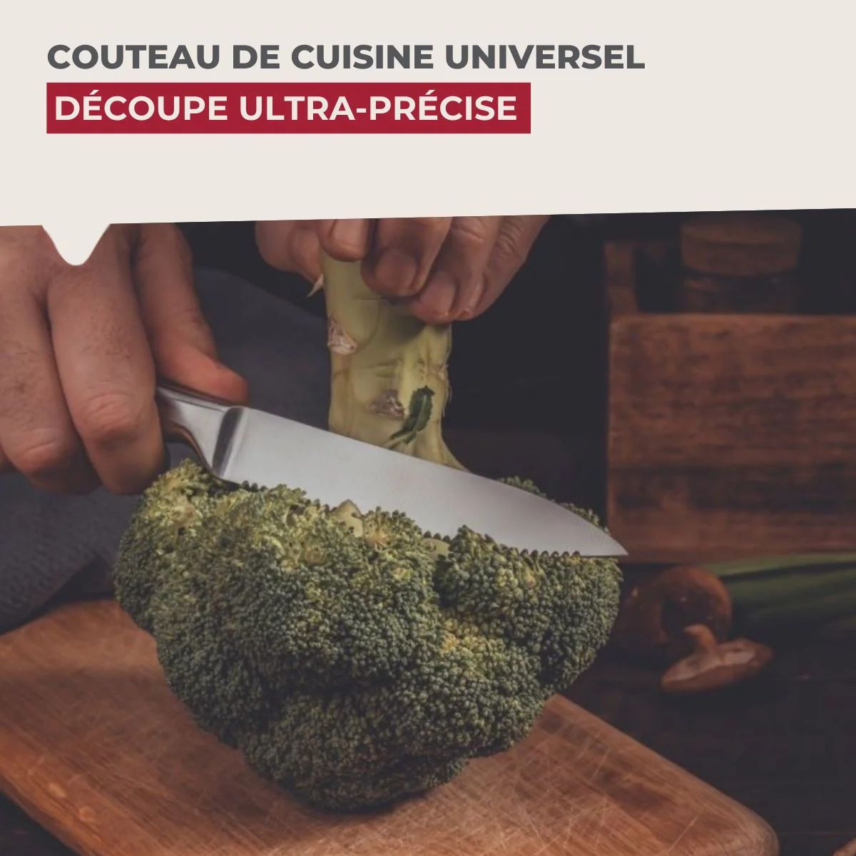 Couteau de cuisine professionnel 24 cm lame crantée Nirosta Star - Image 4