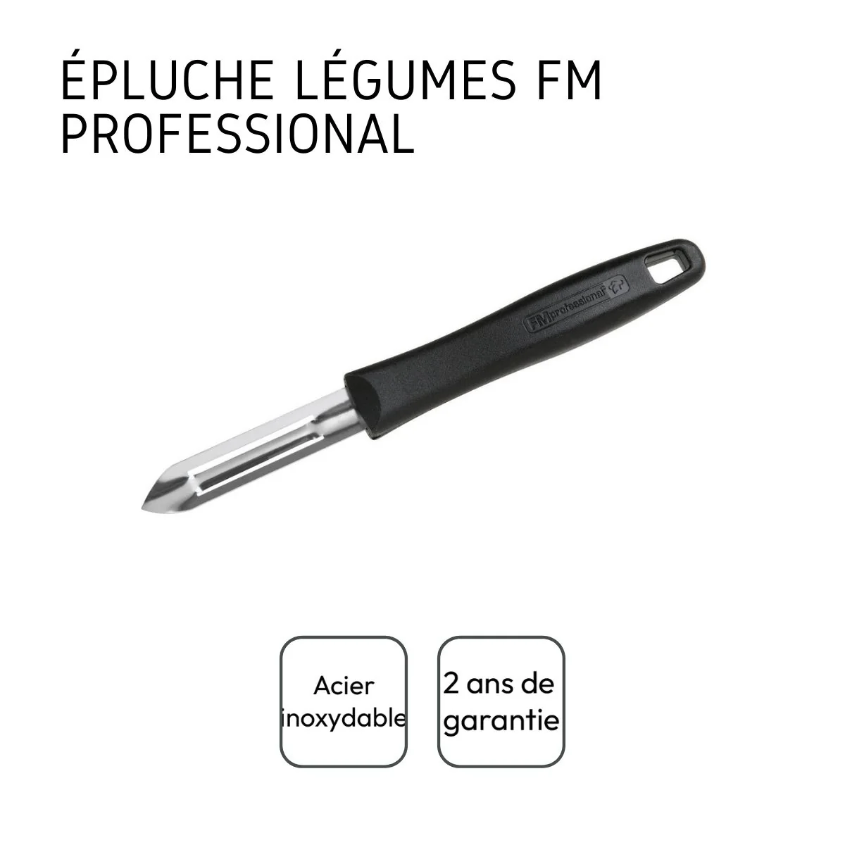 Couteau éplucheur économe 18,5 cm FM Professional - Image 4