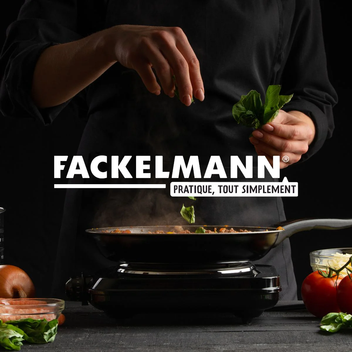Couvercle de cuisson adaptable de 24 à 28 cm en verre et silicone Fackelmann - Image 7