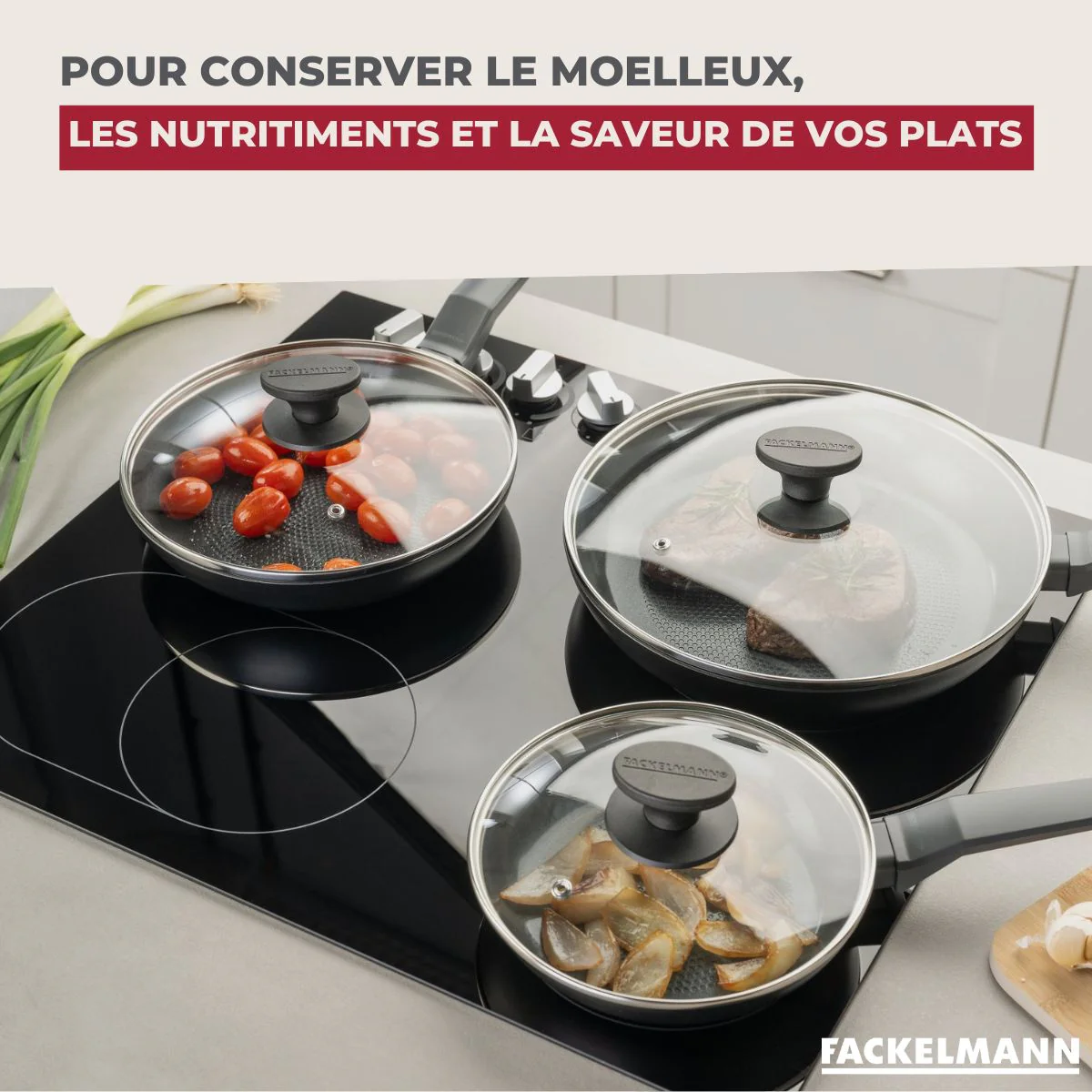 Couvercle de cuisson en verre 32 cm Fackelmann - Image 5