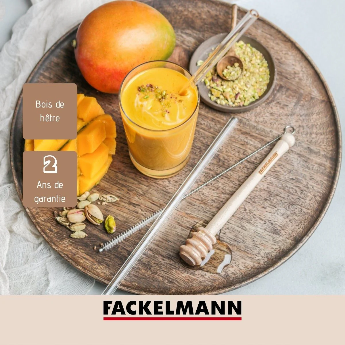 Cuillère à miel en bois Fackelmann Petit Déjeuner - Image 10