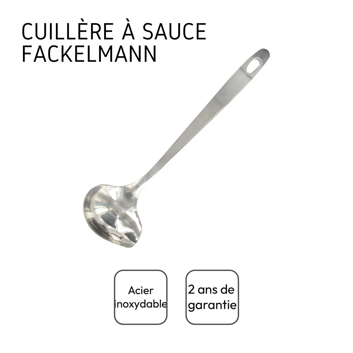Louche ovale en inox Fackelmann Oxford - Image 4