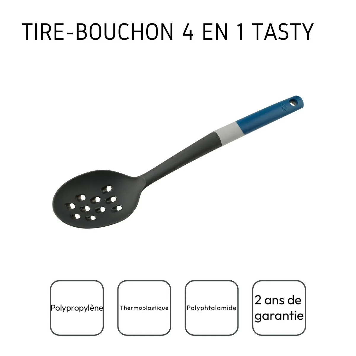 Cuillère de service ajourée avec fonction râpe à fromage Tasty Core - Image 4