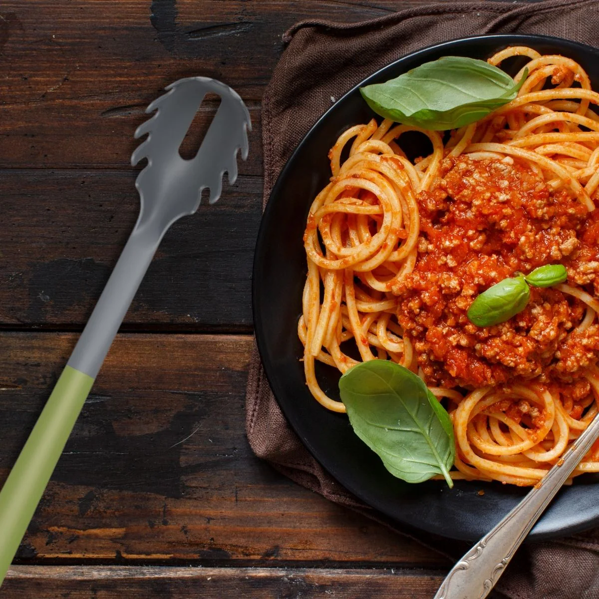 Cuillère à spaghettis avec fonction dosage Fackelmann Gamme Zéro - Image 2