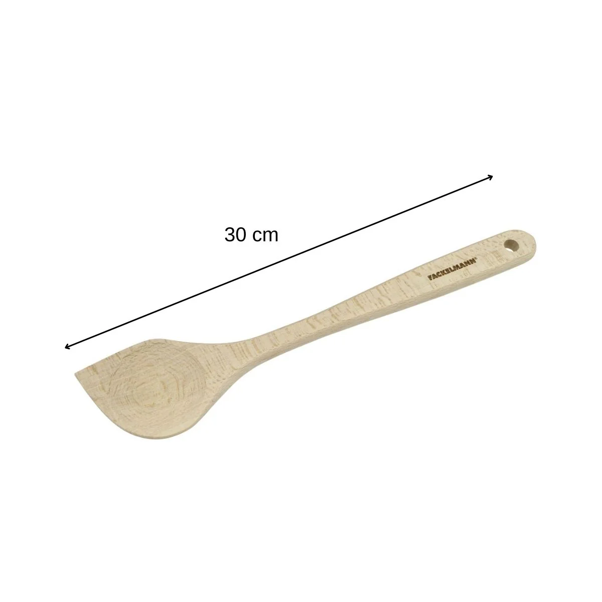 Cuillère de cuisine biseautée en bois FSC Fackelmann - Image 3