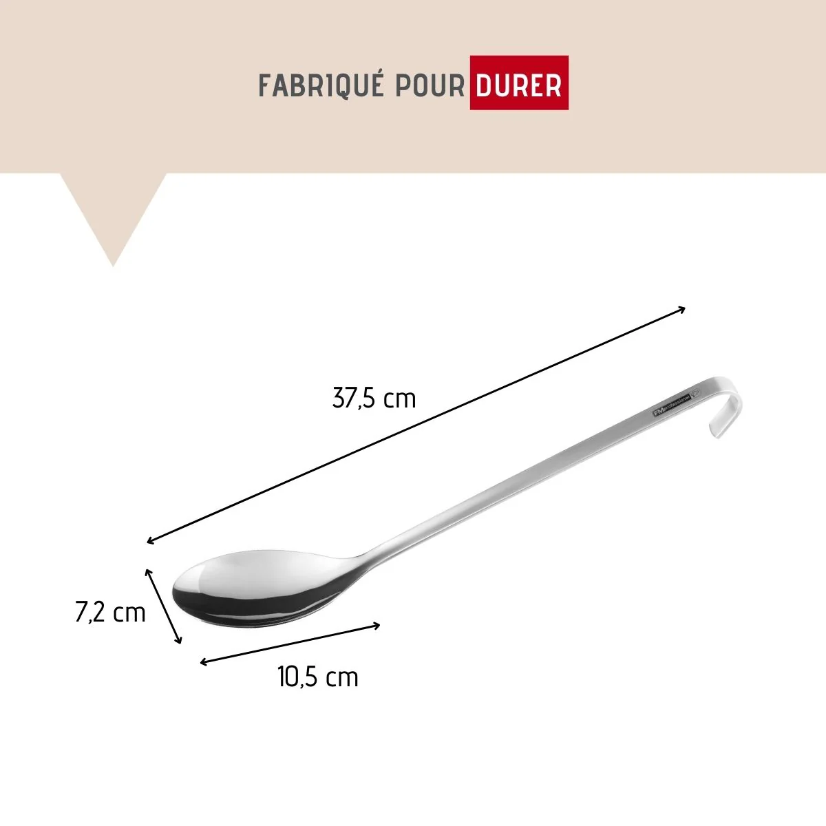 Cuillère de service inox 37,5 cm FM Professional Divers - Image 3