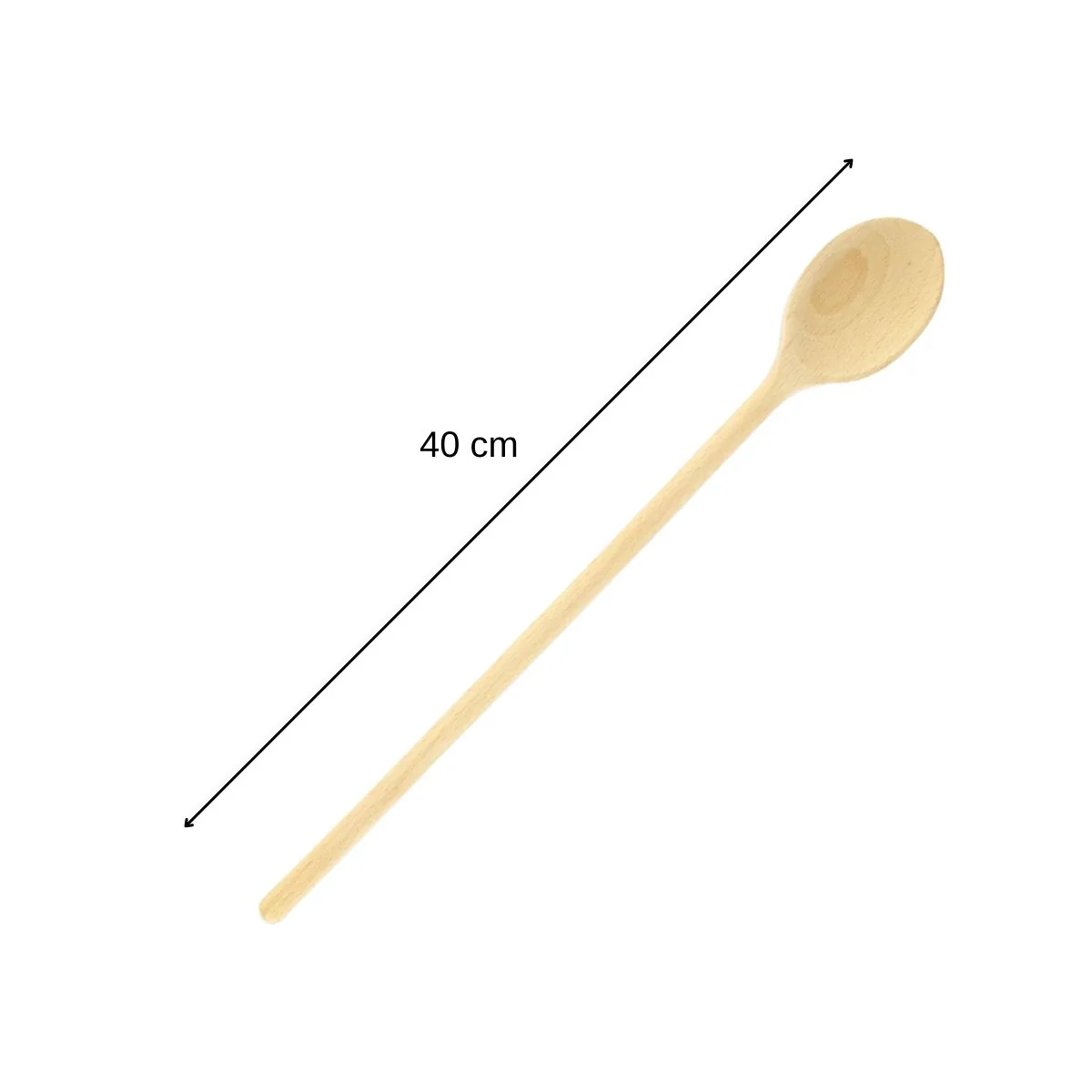 Cuillère de cuisine en bois 40 cm Fackelmann Wood Edition - Image 3