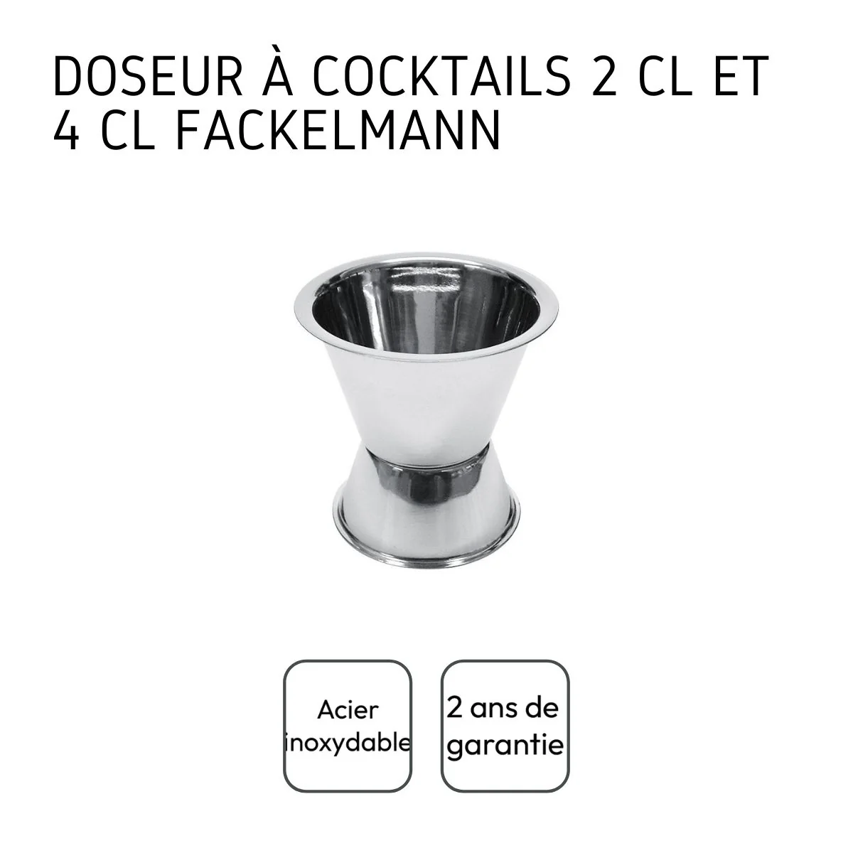 Doseur à alcool pour cocktails Fackelmann Bar Concept - Image 4