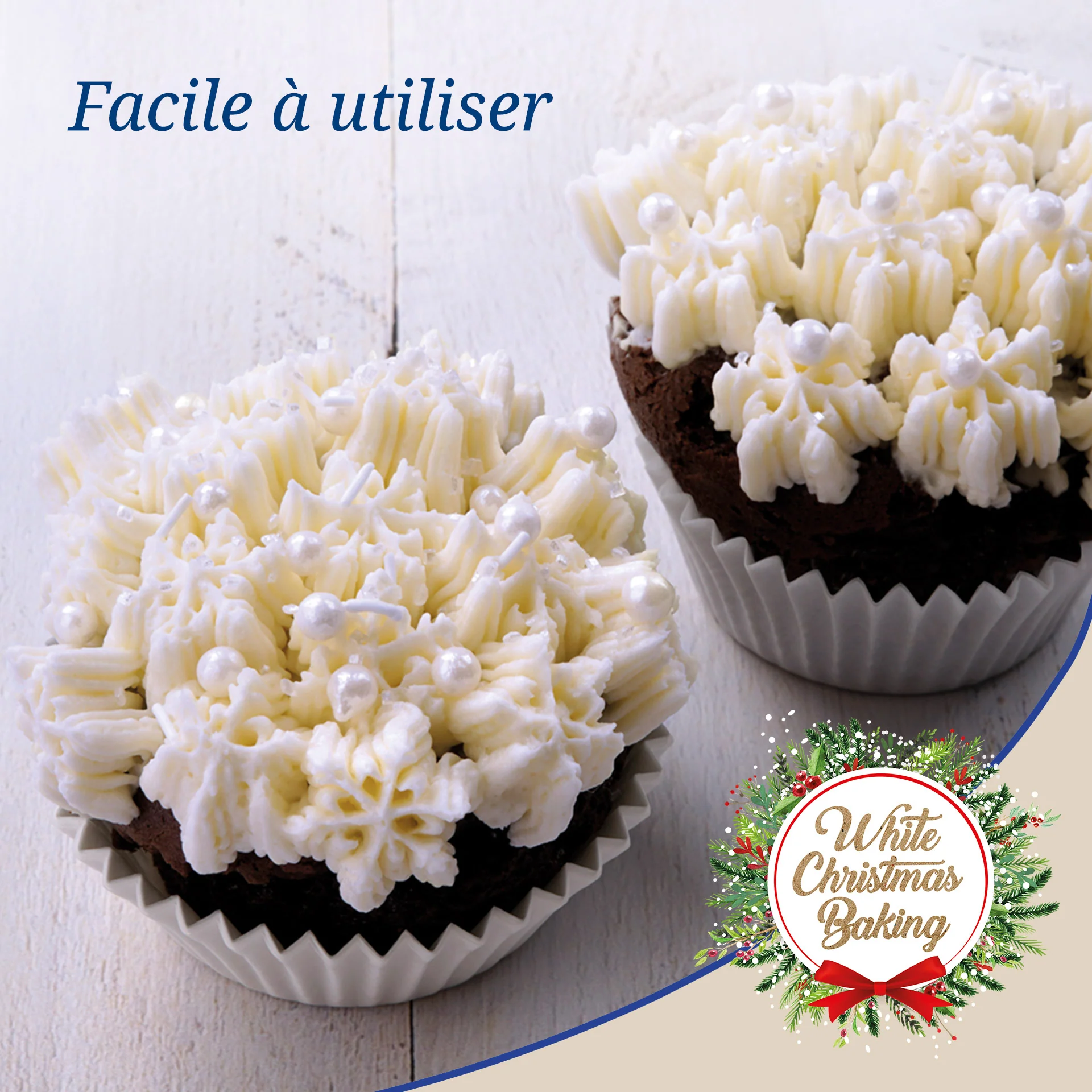 Lot de 4 poches à douille et embout flocon de neige en inox Dr.Oetker Baker Edition - Image 5