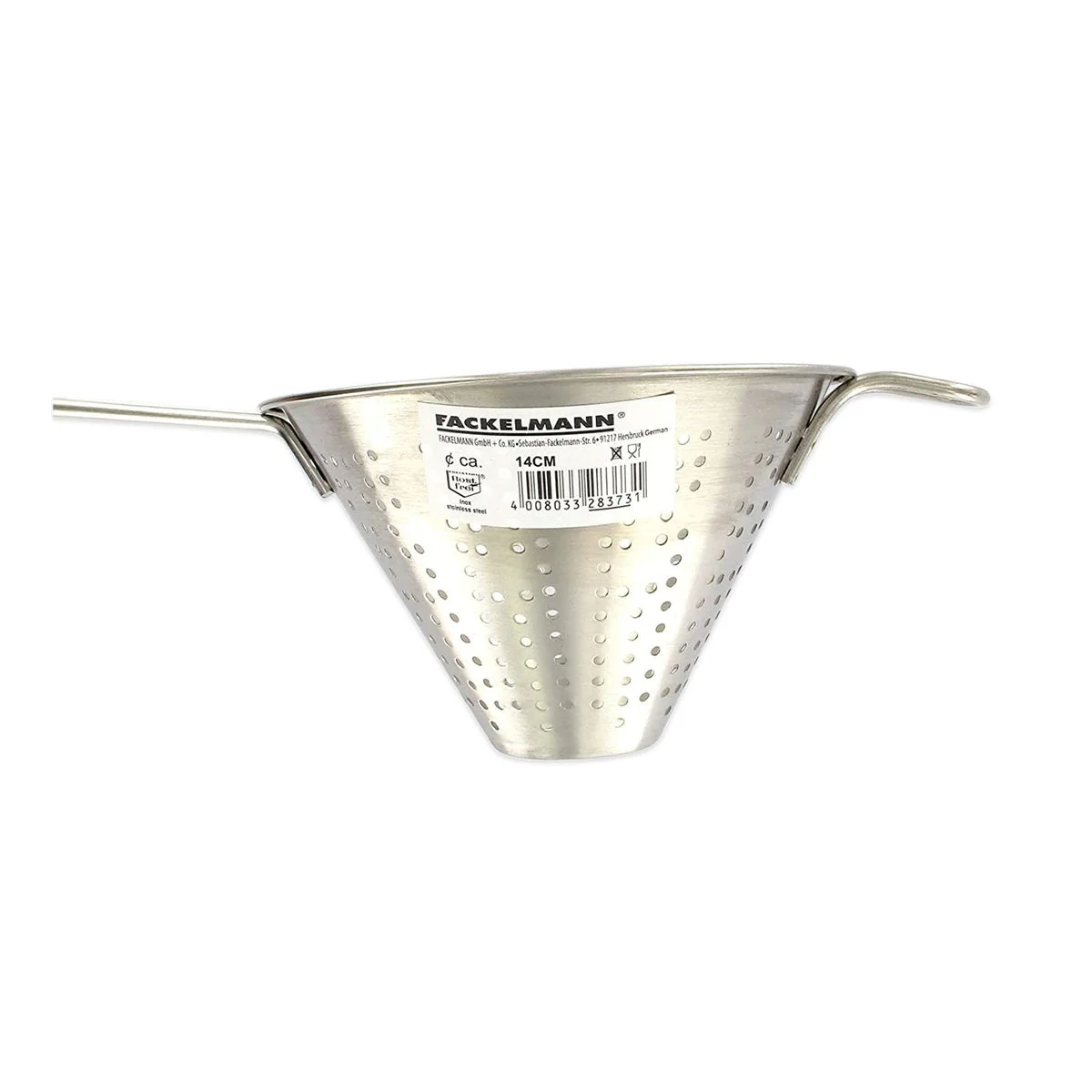 Duo Passoire tamis 19 cm et Chinois conique 30 cm Fackelmann Basic - Image 10