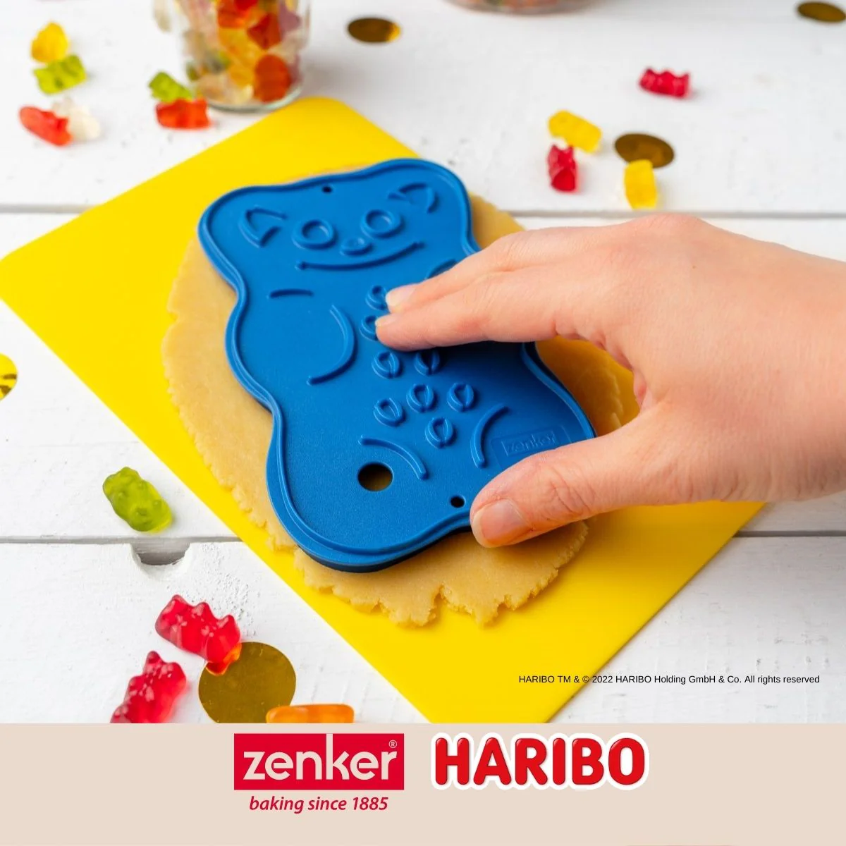 Emporte-pièce biscuits 2 en 1 en plastique Zenker Haribo - Image 5