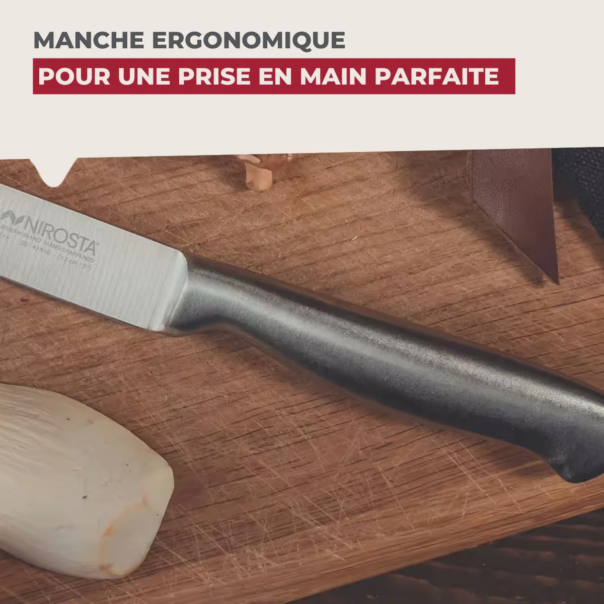 Ensemble de 2 Couteaux de cuisine Santoku lame de 18 cm Nirosta Star - Image 5
