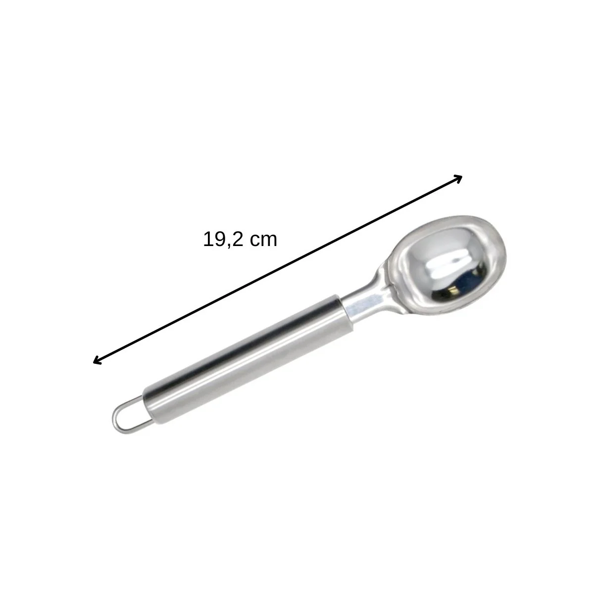 Set de 2 cuillères à glace inox Fackelmann Elemental - Image 3