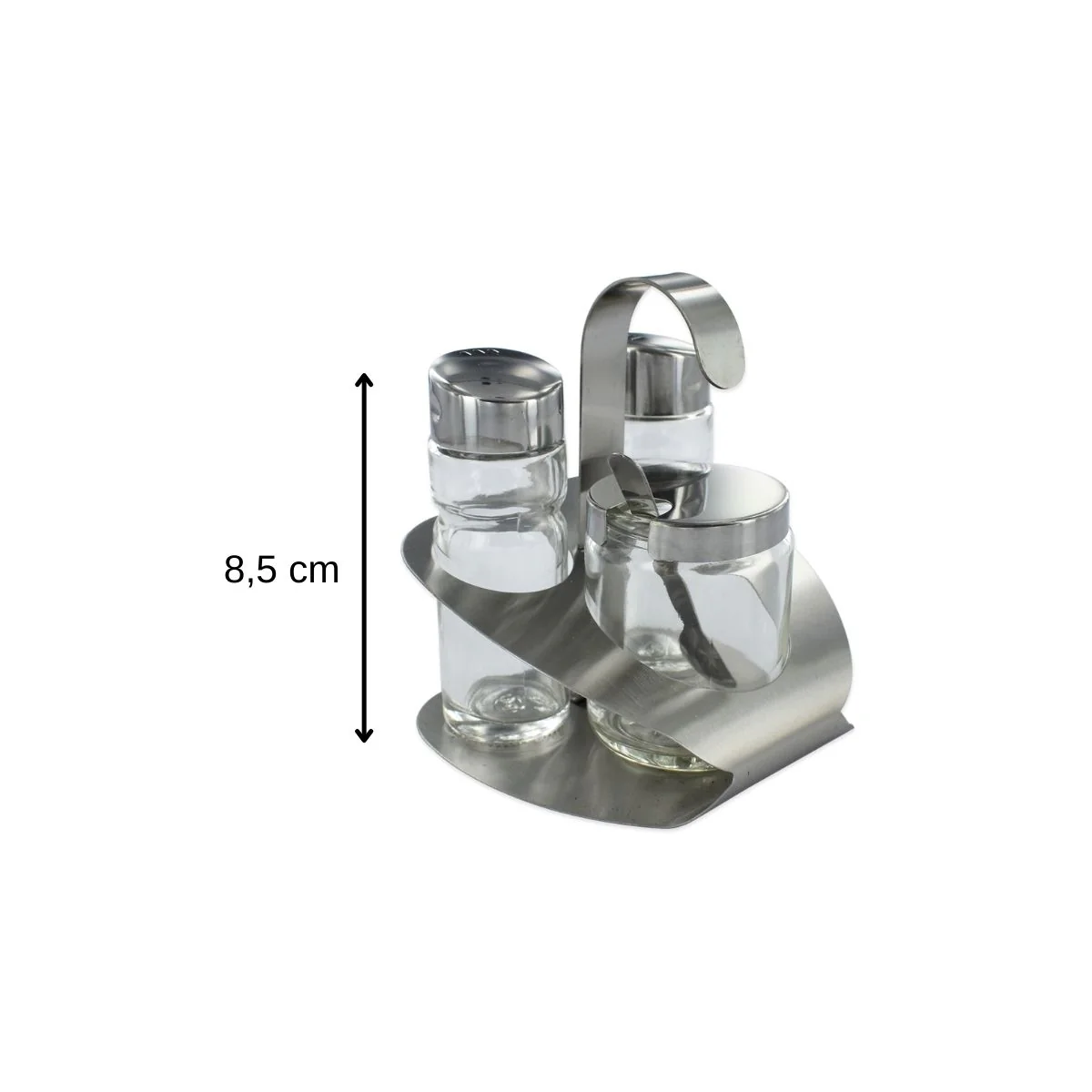 Set de 6 ustensiles de cuisine ensemble de sel et poivre Fackelmann Basic - Image 3