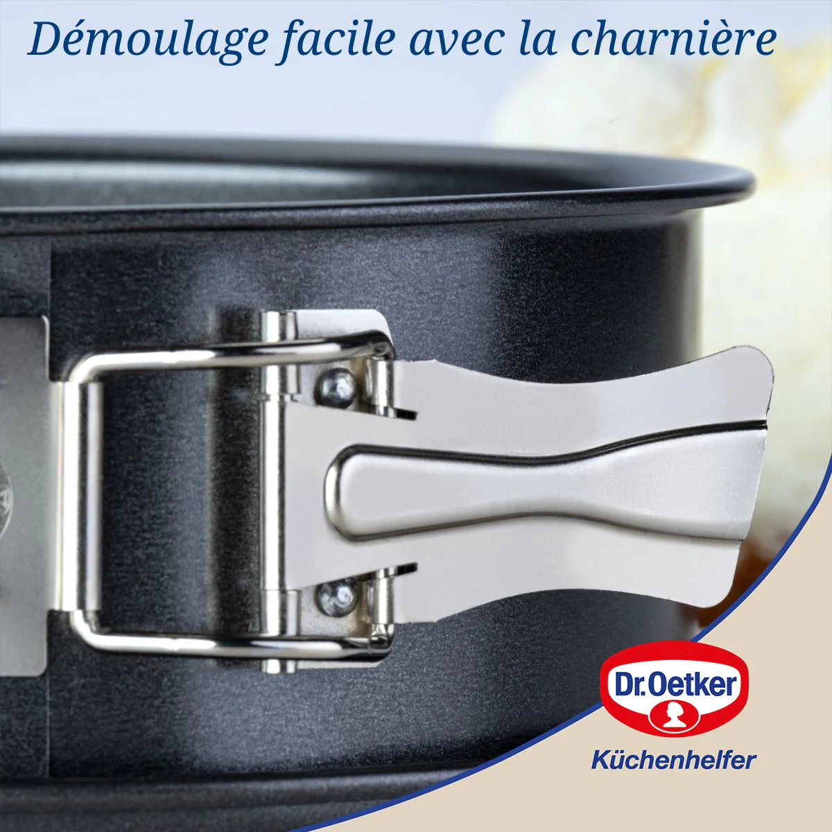 Lot de 2 moules à gâteaux 18/18 cm en acier Dr oetker Tradition - Image 4