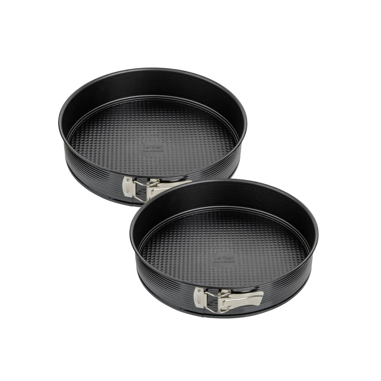 Ensemble de 2 Moules à manqué à charnière 24 cm Zenker Black Metallic