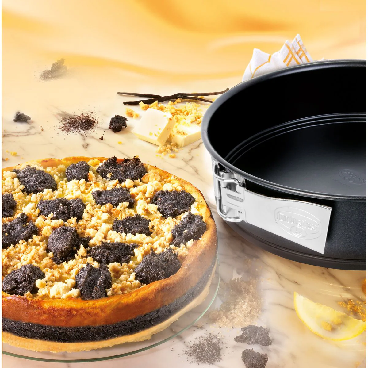 Lot de 2 moules à gâteaux 26/26 cm en acier Dr oetker Tradition - Image 5