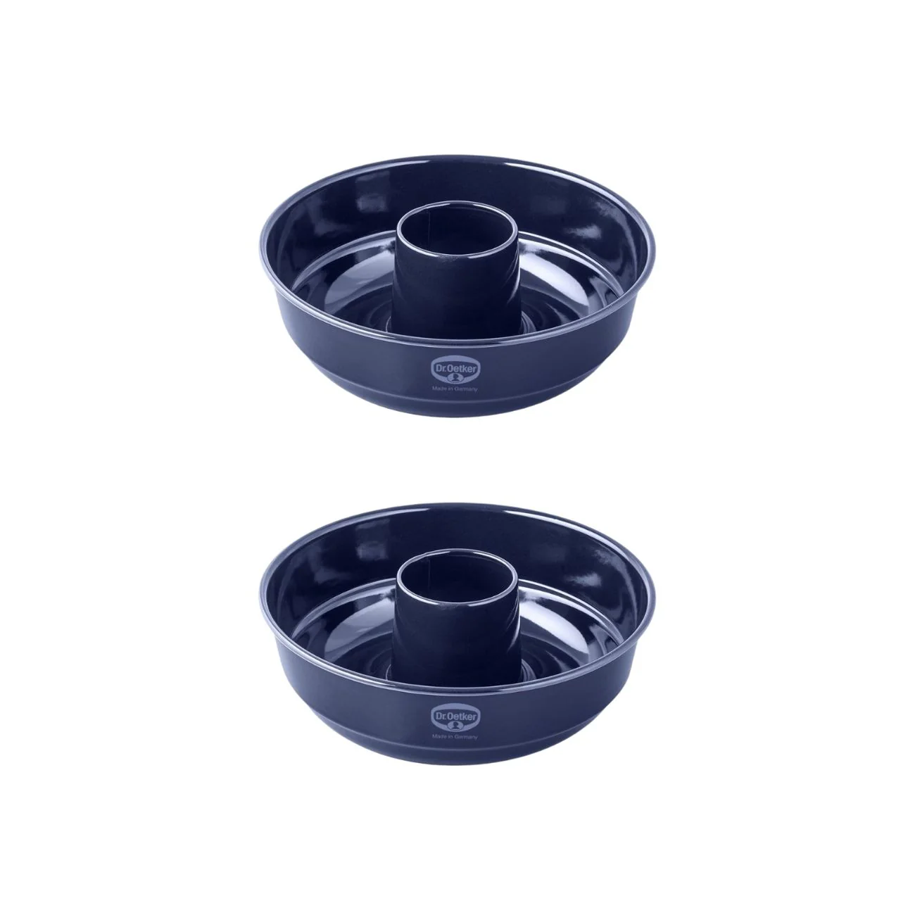 Lot de 2 moules à gâteaux 26,3/26,3 cm en acier Dr Oetker Back-Liebe