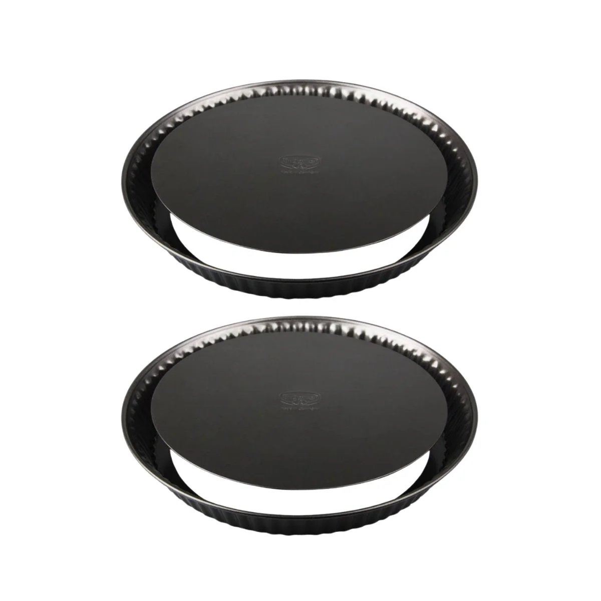 Lot de 2 moules à gâteaux 27,5/27,5 cm en acier Dr oetker Tradition