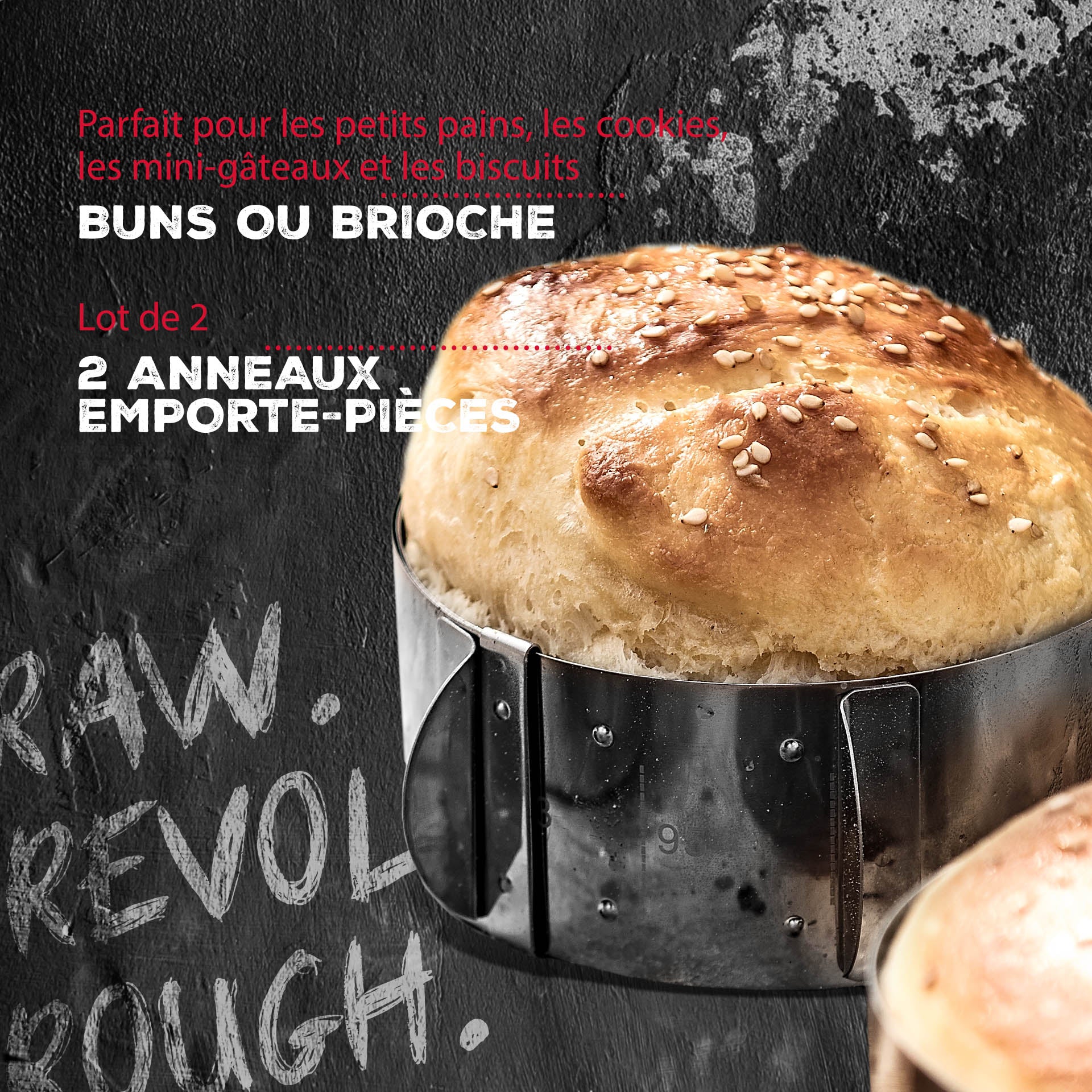 Ensemble de 2 pièces pour hamburger FM Professional - Image 3
