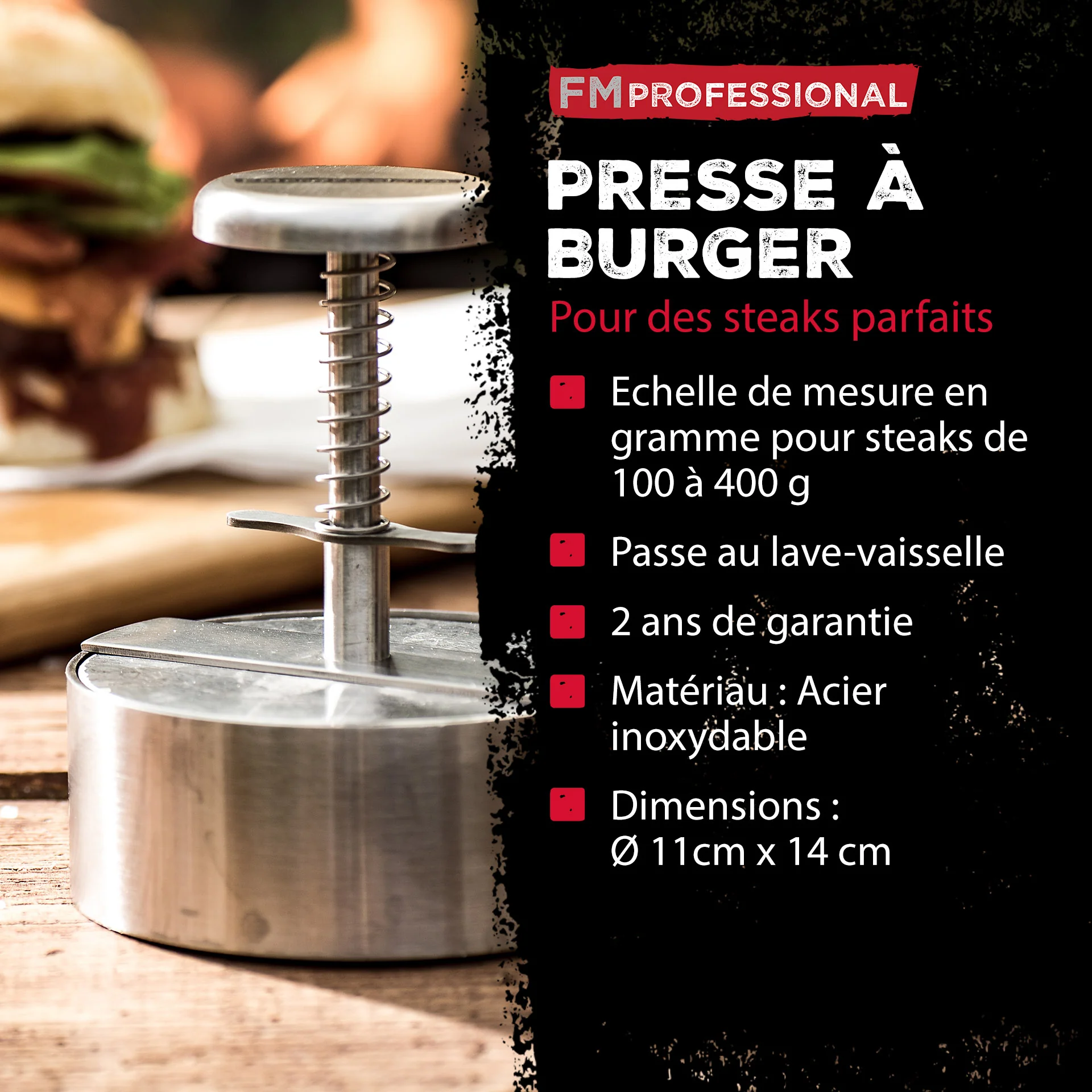Ensemble de 2 pièces pour hamburger FM Professional - Image 4