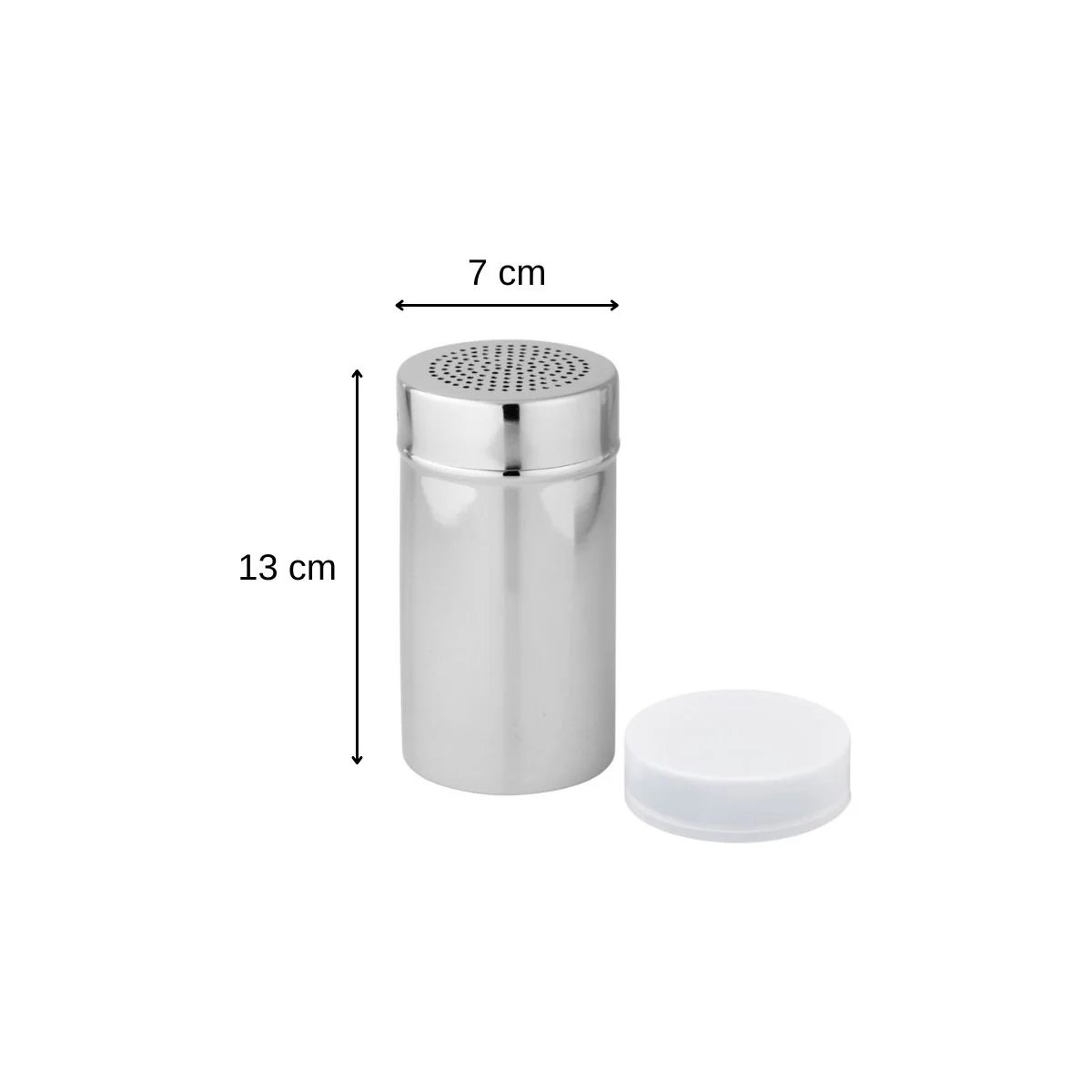 Ensemble de 2 Saupoudreuses de cuisine avec couvercle 13 cm Fackelmann Divers - Image 3