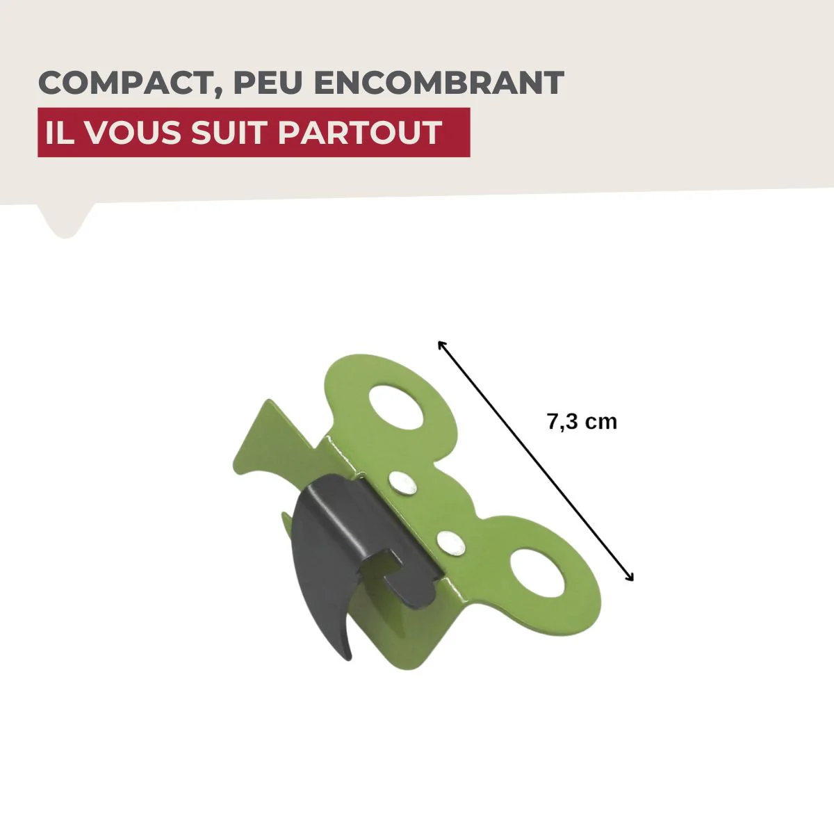 Ensemble de 3 Ouvre-boîte manuel papillon Fackelmann - Image 3