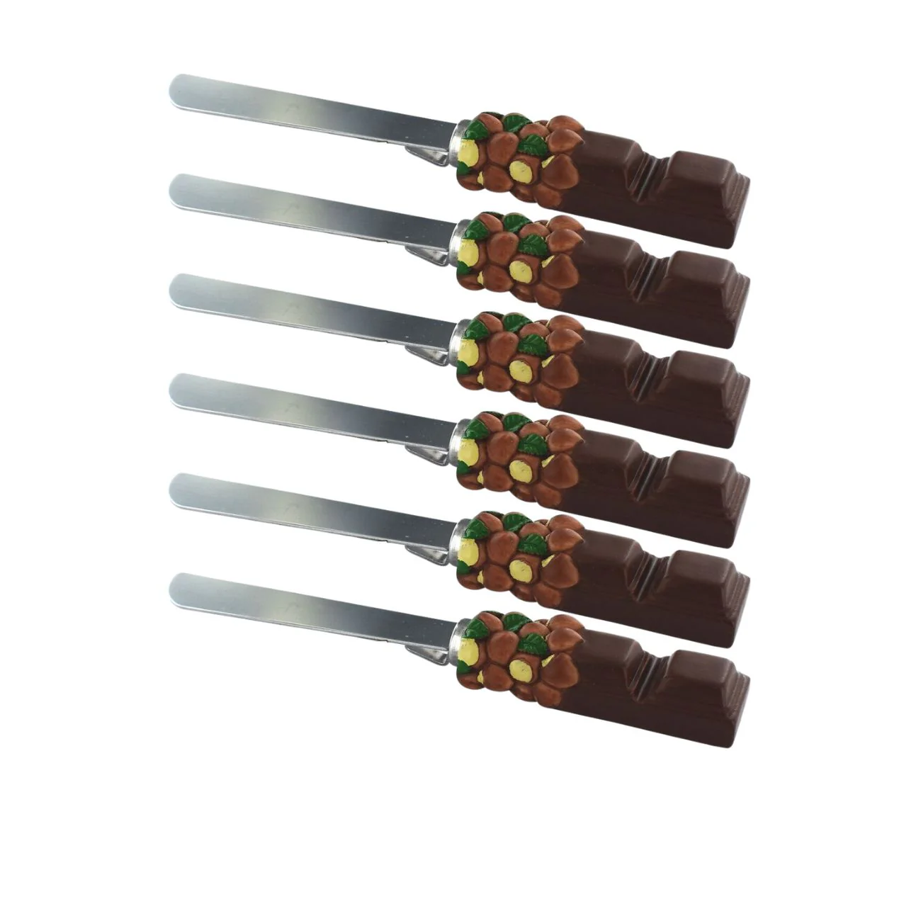 Set de 6 ustensiles de cuisine spatule à tartiner Fackelmann Display