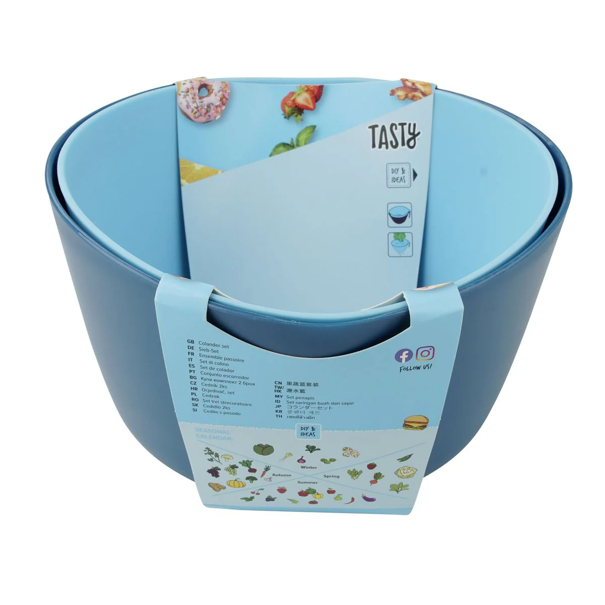 Ensemble de bol et passoire clipsable 26 cm Tasty Core - Image 12